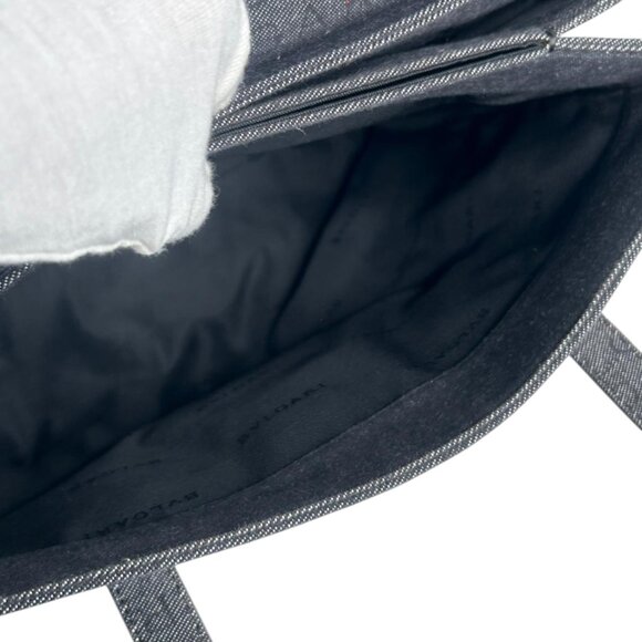 💎✨Beautiful✨💎Authentic BVLGARI Logo Mania Canvas Leather Tote Bag - Picture 14 of 15